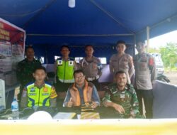 TNI & POLRI Bersinergi Amankan Arus mudik Lalu Lintas Jelang NATARU