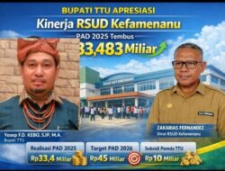 Lampaui Target PAD: Manegemen RSUD Kefamenanu Dapat Apresiasi Dari Bupati TTU