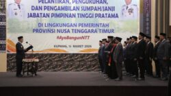 Gubernur NTT Lantik dan Kukuhkan Pejabat Pimpinan Tinggi Pratama