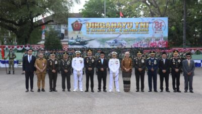 Gubernur NTT Hadiri Hut Ke-81 TNI, Perkuat Sinergi TNI Bersama Seluruh Komponen Bangsa